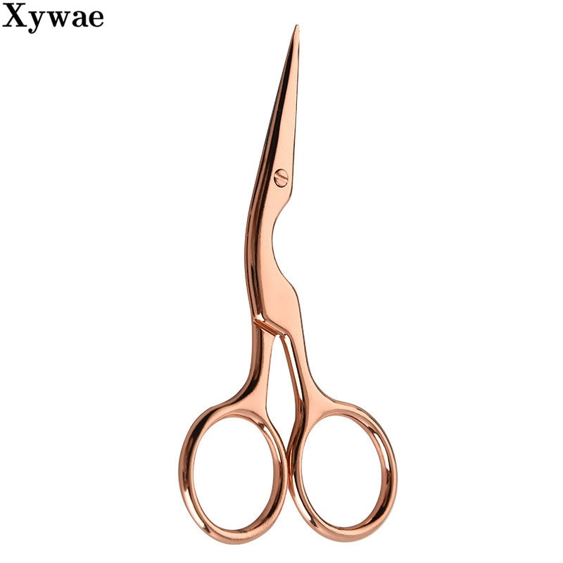 Nožnice v tvare žeriava 9 cm/3,6" krížikový steh retro vintage vták bocian vyšívanie šitie mini roztomilé nožnice remeselné náradie nožnice