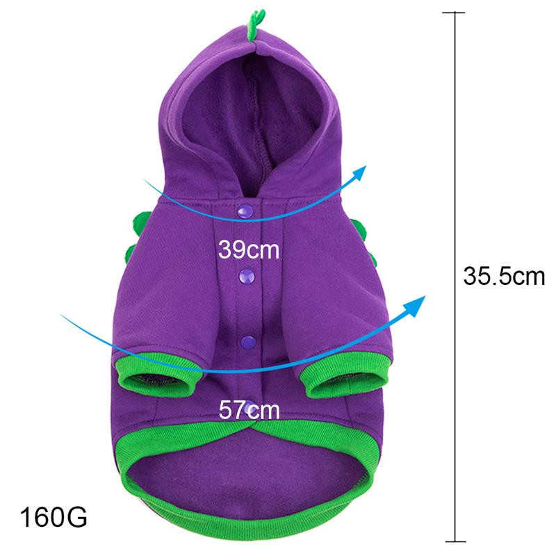 1-osaline lemmikloomakoerte riided mood kutsikas kassipoeg puuvillane kapuutsiga kostüüm talvekoertele soe mantel Halloweeni peokoerte jaoks Aksessuaarid