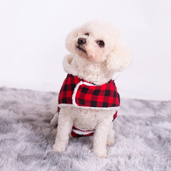 Дизайнерски зимен суичър за домашни кучета Дрехи за малки и средни кучета, топло яке за кучета, яке за чихуахуа френски булдог кученце палто