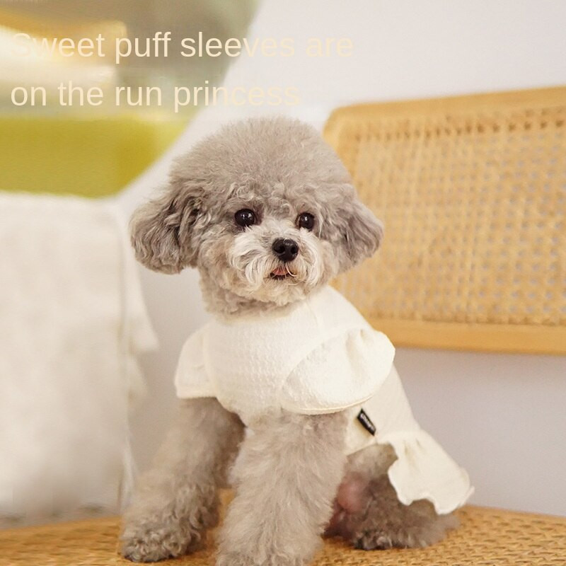 Ieftin la reducere rochie pentru animale de companie pentru câine mic mic roz verde albastru cățeluș animale pisică tutu fustă de nuntă haine pentru chihuahua