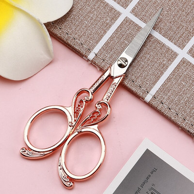 Foarfece retro Vintage Cusut țesături Broderie punct de cruce Articole de tăiat hârtie Artizanat DIY Croitor Instrumente de ață Foarfece în formă