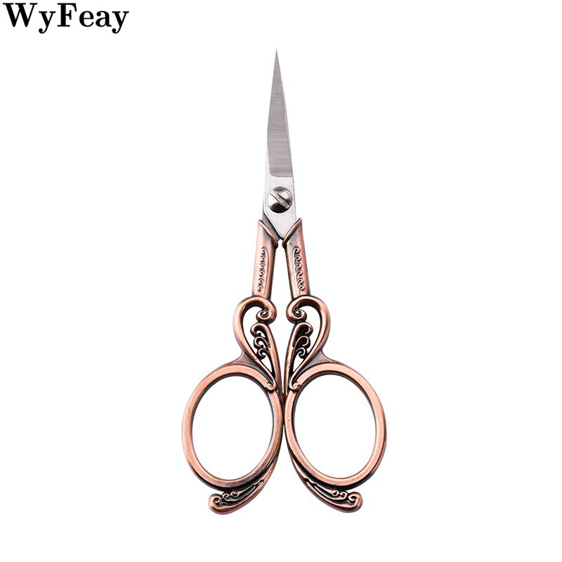 Foarfece retro Vintage Cusut țesături Broderie punct de cruce Articole de tăiat hârtie Artizanat DIY Croitor Instrumente de ață Foarfece în formă