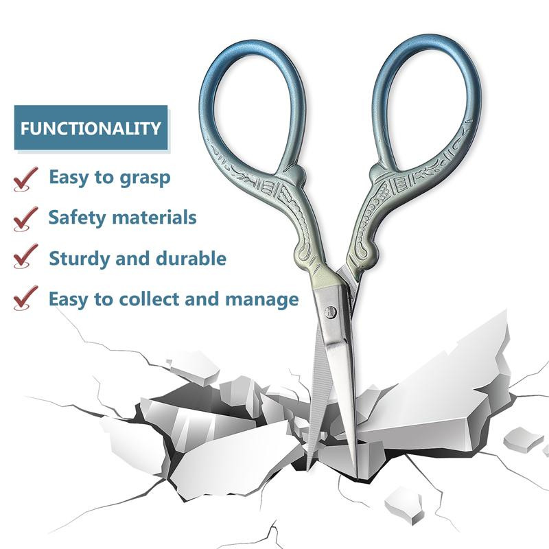 Škare Vez Šivanje Škare Zanat Mali vrh Vezeni trimer Konac Masovne šiljaste škare Igle Ručno putovanje za