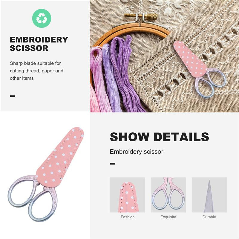 Škare Vez Šivanje Škare Zanat Mali vrh Vezeni trimer Konac Masovne šiljaste škare Igle Ručno putovanje za