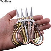 Ευρωπαϊκό ρετρό vintage ψαλίδι αντίκες ραπτικά εργαλεία Golden Cute Tailor Scissor Κόφτης σταυροβελονιάς Κεντήματα Κεντήματα