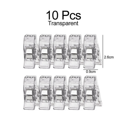 50/20/10 Vnt Siuvimo segtukai Plastikiniai spaustukai Skiautiniai Mezgimas Nerimas Mezgimas Apsauginės segtukai Įvairių spalvų segtukai „Pasidaryk pats“