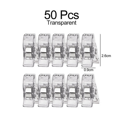 50/20/10 Vnt Siuvimo segtukai Plastikiniai spaustukai Skiautiniai Mezgimas Nerimas Mezgimas Apsauginės segtukai Įvairių spalvų segtukai „Pasidaryk pats“