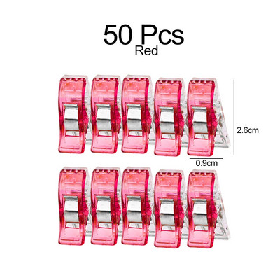 50/20/10 Vnt Siuvimo segtukai Plastikiniai spaustukai Skiautiniai Mezgimas Nerimas Mezgimas Apsauginės segtukai Įvairių spalvų segtukai „Pasidaryk pats“