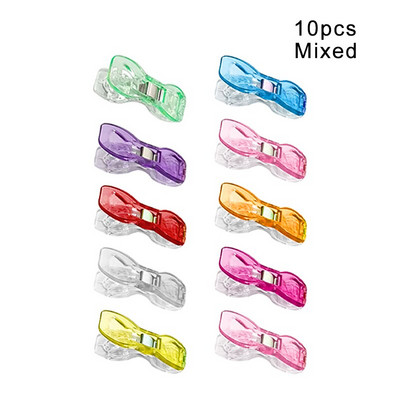 50/20/10 Vnt Siuvimo segtukai Plastikiniai spaustukai Skiautiniai Mezgimas Nerimas Mezgimas Apsauginės segtukai Įvairių spalvų segtukai „Pasidaryk pats“