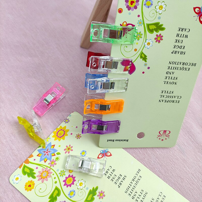 50/20/10 Vnt Siuvimo segtukai Plastikiniai spaustukai Skiautiniai Mezgimas Nerimas Mezgimas Apsauginės segtukai Įvairių spalvų segtukai „Pasidaryk pats“