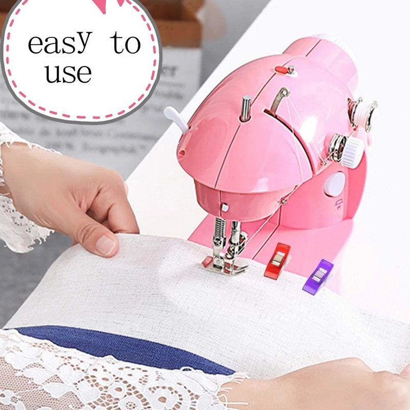 100 tk. Mitmeotstarbelised õmblusklambrid Värvilised sidumisklambrid Plastikust käsitööklambrid Õmblemise käsitööklambrid õmblemiseks köitmiseks