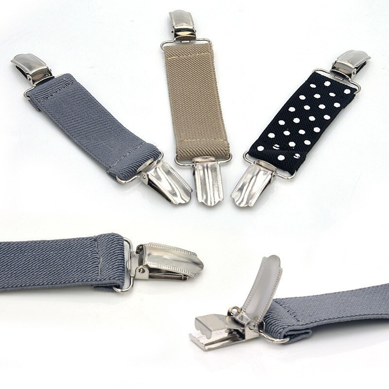 Metalinės elastinės suknelės kelnių segtukai neslystantys drabužiai, juosmens ilgintuvai, drabužių segtukai daugiafunkciai, skirti fiksuotai patalynei, sofai, pirštinėms