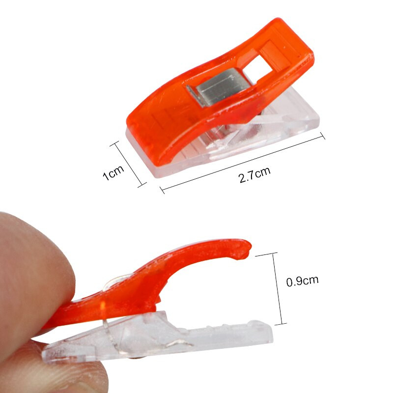 25/45/95 tk Õmblusklambrid Plastikklambrid Teppimine Meisterdamine Heegeldamine Kudumine Turvaklambrid Erinevad värvid Köitmisklambrid Paber