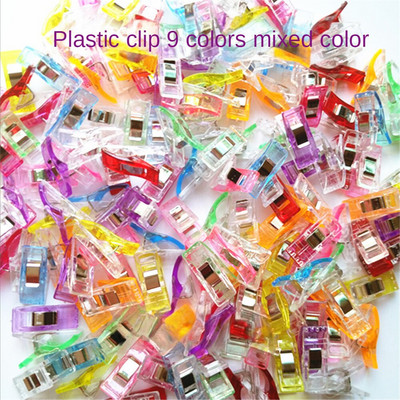 20db Többcélú varrókapcsok színes kapcsok műanyag kézműves horgolás kötés biztonsági kapcsok válogatott színű kötőkapcsok papír