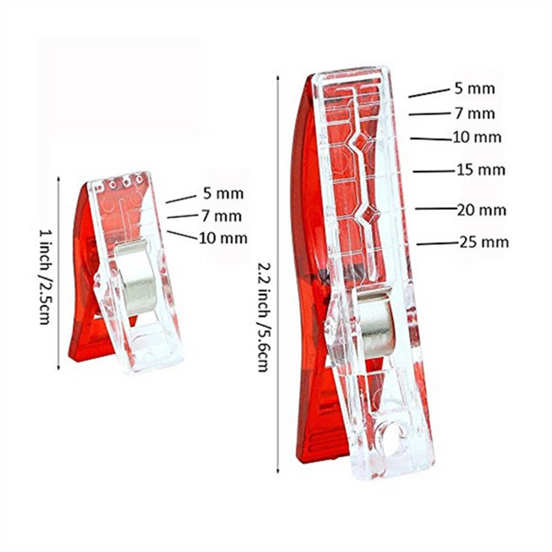 20db Többcélú varrókapcsok színes kapcsok műanyag kézműves horgolás kötés biztonsági kapcsok válogatott színű kötőkapcsok papír