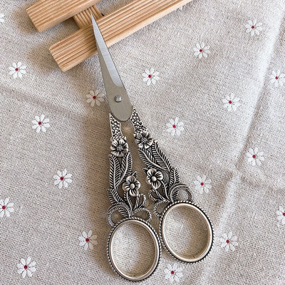 Foarfece vintage din oțel inoxidabil pentru tăiere țesături Foarfece pentru broderie Foarfece de croitorie Foarfece pentru ață Instrumente pentru foarfece de cusut