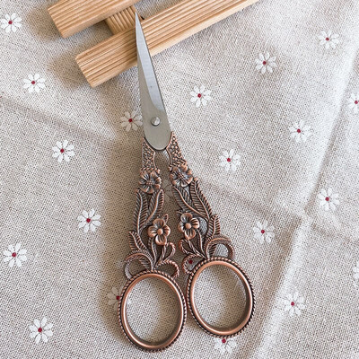 Foarfece vintage din oțel inoxidabil pentru tăiere țesături Foarfece pentru broderie Foarfece de croitorie Foarfece pentru ață Instrumente pentru foarfece de cusut