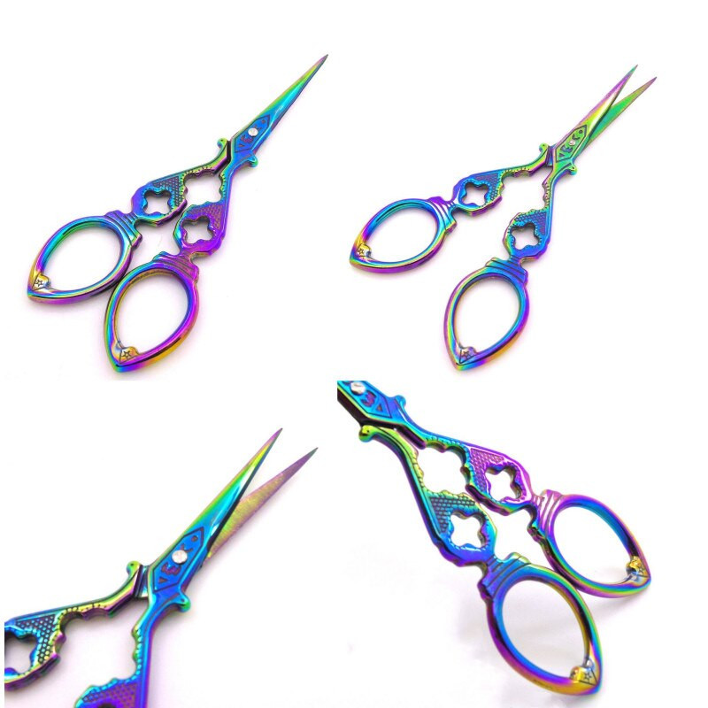 Praktične starinske škare za tikvice Antikne škare za vez od nehrđajućeg čelika Retro dizajn Rezanje po mjeri Rukotvorine Alat za škare