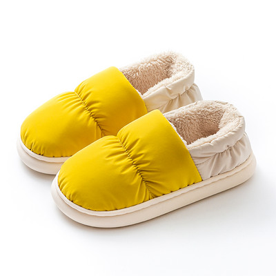 Μονόχρωμες παντόφλες σπιτιού για αγόρια με ζεστή φόδρα