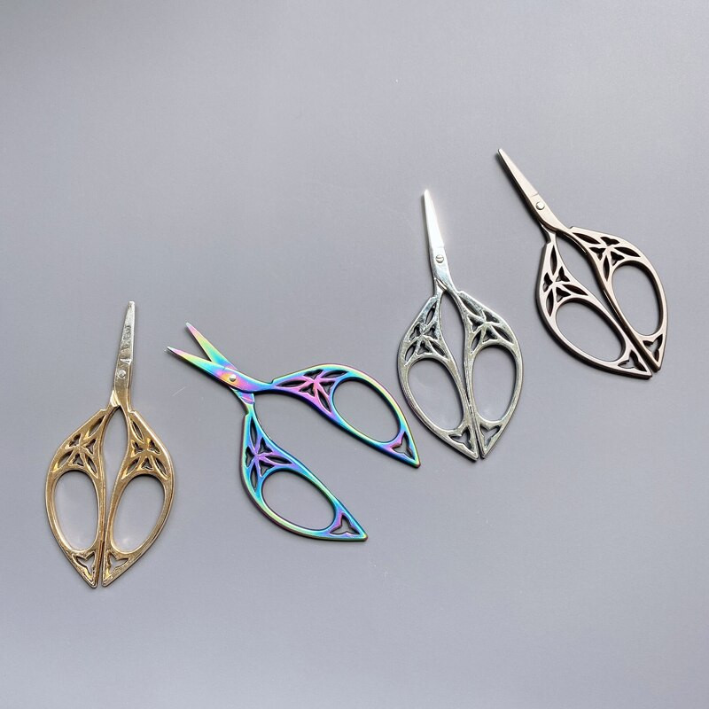 1 buc foarfece din oțel inoxidabil european vintage foarfece antice pentru broderie foarfece de cusut pentru croitorie pentru croitorie