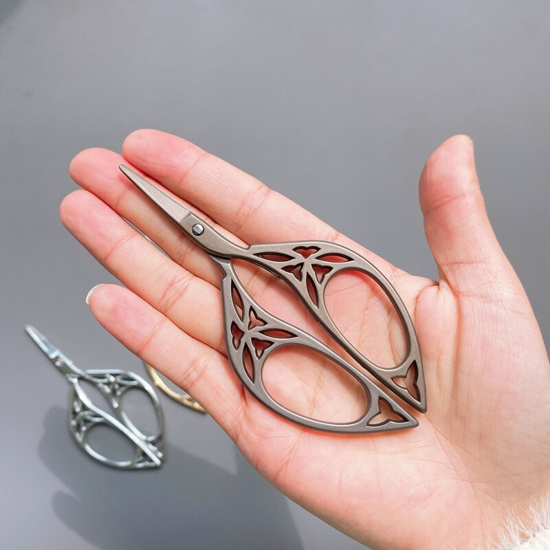1 buc foarfece din oțel inoxidabil european vintage foarfece antice pentru broderie foarfece de cusut pentru croitorie pentru croitorie