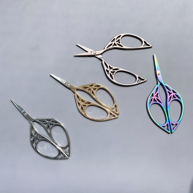 1 buc foarfece din oțel inoxidabil european vintage foarfece antice pentru broderie foarfece de cusut pentru croitorie pentru croitorie