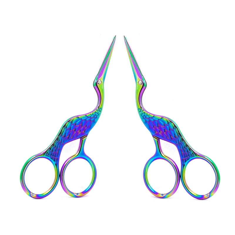 Retro Euroopa õmblemine Käsitöö isetegemine kodutööriistade tarvikud Heron Tikand Käärid kraanakujulised ristpistes rätsepakäärid