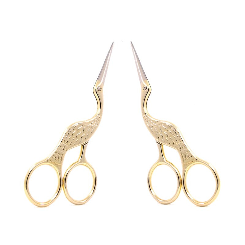 Retro Euroopa õmblemine Käsitöö isetegemine kodutööriistade tarvikud Heron Tikand Käärid kraanakujulised ristpistes rätsepakäärid