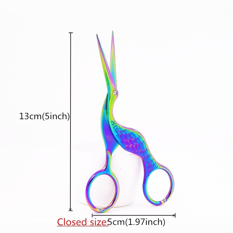 Retro Euroopa õmblemine Käsitöö isetegemine kodutööriistade tarvikud Heron Tikand Käärid kraanakujulised ristpistes rätsepakäärid