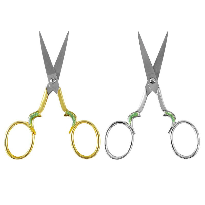 Foarfece de croitori retro cu punct de cruce Foarfece de epocă antice cu ață de broderie Foarfece de cusut pentru cusut artizanal de uz casnic