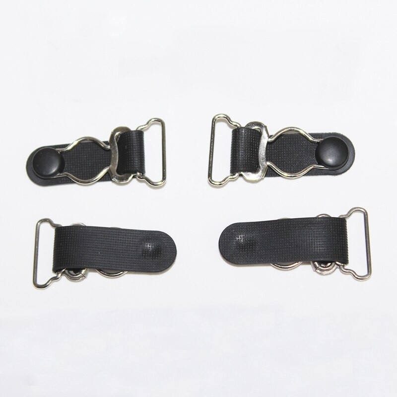 Klamber Chupete metallist Eemaldatav pannal Rõivas Aksessuaarid Sukaklambrid Must Metall+PP Sukapaela klamber 10 tk/partii 20mm 0,8 tolli