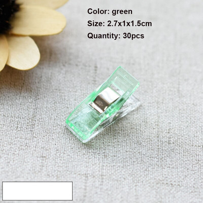 30/50 tk Mitmeotstarbelised teppimisklambrid Õmblusklambrid Väikesed plastklambrid kangaste õmblemiseks isetegemiseks meisterdamiseks 2,7x1x1,5 cm