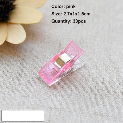 30/50 tk Mitmeotstarbelised teppimisklambrid Õmblusklambrid Väikesed plastklambrid kangaste õmblemiseks isetegemiseks meisterdamiseks 2,7x1x1,5 cm