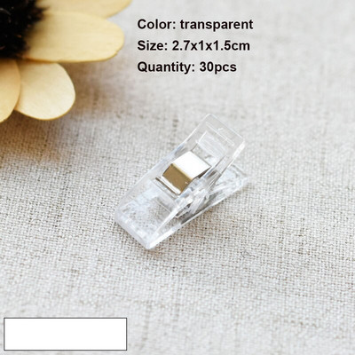 30/50 tk Mitmeotstarbelised teppimisklambrid Õmblusklambrid Väikesed plastklambrid kangaste õmblemiseks isetegemiseks meisterdamiseks 2,7x1x1,5 cm