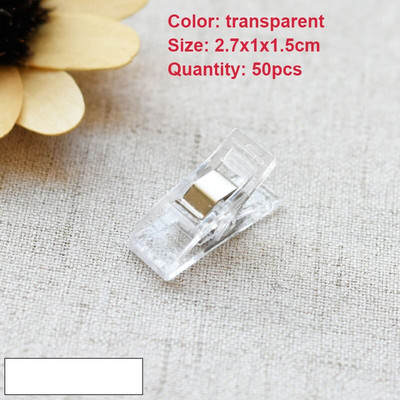 30/50 tk Mitmeotstarbelised teppimisklambrid Õmblusklambrid Väikesed plastklambrid kangaste õmblemiseks isetegemiseks meisterdamiseks 2,7x1x1,5 cm