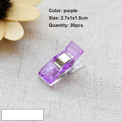 30/50 tk Mitmeotstarbelised teppimisklambrid Õmblusklambrid Väikesed plastklambrid kangaste õmblemiseks isetegemiseks meisterdamiseks 2,7x1x1,5 cm