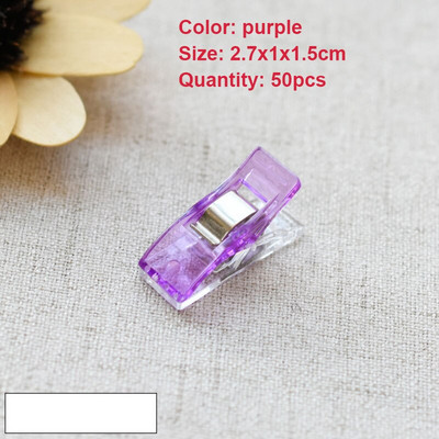 30/50 tk Mitmeotstarbelised teppimisklambrid Õmblusklambrid Väikesed plastklambrid kangaste õmblemiseks isetegemiseks meisterdamiseks 2,7x1x1,5 cm