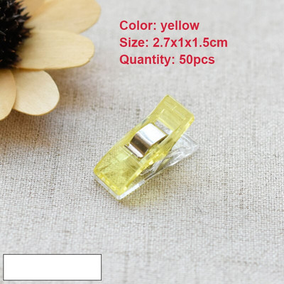 30/50 tk Mitmeotstarbelised teppimisklambrid Õmblusklambrid Väikesed plastklambrid kangaste õmblemiseks isetegemiseks meisterdamiseks 2,7x1x1,5 cm
