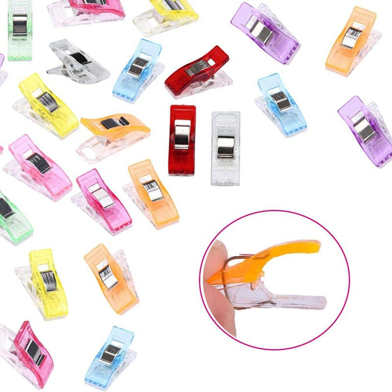 30/50 tk Mitmeotstarbelised teppimisklambrid Õmblusklambrid Väikesed plastklambrid kangaste õmblemiseks isetegemiseks meisterdamiseks 2,7x1x1,5 cm