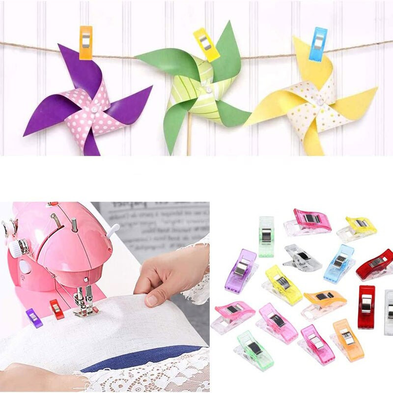 30/50 tk Mitmeotstarbelised teppimisklambrid Õmblusklambrid Väikesed plastklambrid kangaste õmblemiseks isetegemiseks meisterdamiseks 2,7x1x1,5 cm