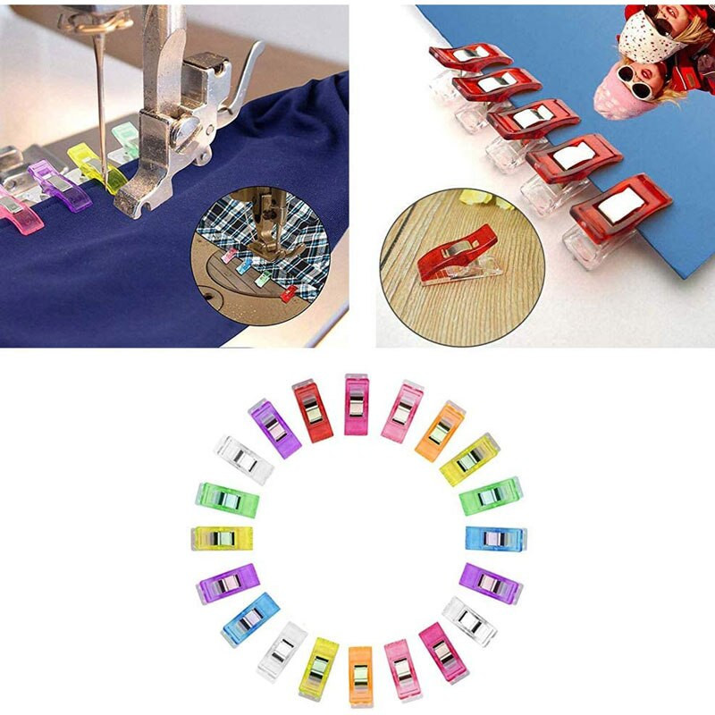 30/50 tk Mitmeotstarbelised teppimisklambrid Õmblusklambrid Väikesed plastklambrid kangaste õmblemiseks isetegemiseks meisterdamiseks 2,7x1x1,5 cm