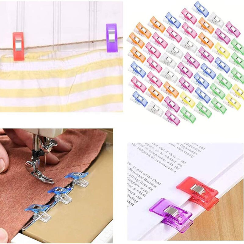 30/50 tk Mitmeotstarbelised teppimisklambrid Õmblusklambrid Väikesed plastklambrid kangaste õmblemiseks isetegemiseks meisterdamiseks 2,7x1x1,5 cm