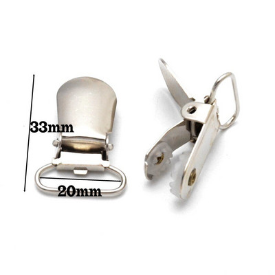 5 buc. Clip pentru suzetă Suzetă din metal, fără plumb