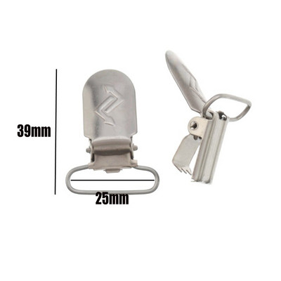 5 buc. Clip pentru suzetă Suzetă din metal, fără plumb