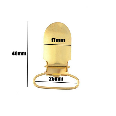 5 buc. Clip pentru suzetă Suzetă din metal, fără plumb