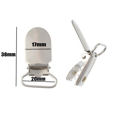 5 buc. Clip pentru suzetă Suzetă din metal, fără plumb