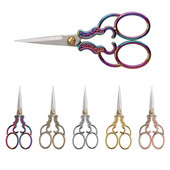 Profesionalios nerūdijančio plieno siuvimo žirklės vintažinės siuvinėjimo amatų siuvimo siūlų siūlų žirklės