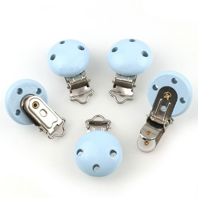 5 bucăți/lot 14 culori, metal, lemn, copii, suzetă, suport pentru cleme, sugari, rotunde, cleme, accesorii, accesorii