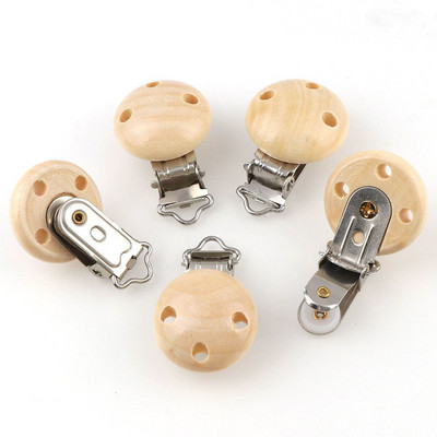 5 bucăți/lot 14 culori, metal, lemn, copii, suzetă, suport pentru cleme, sugari, rotunde, cleme, accesorii, accesorii