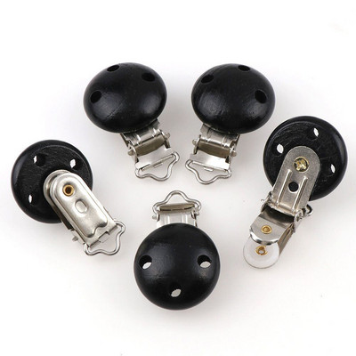 5 bucăți/lot 14 culori, metal, lemn, copii, suzetă, suport pentru cleme, sugari, rotunde, cleme, accesorii, accesorii